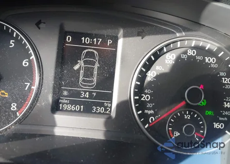 2012 Volkswagen Passat 2.5L Se из США, поврежденный, VIN 1VWBP7A38CC103933